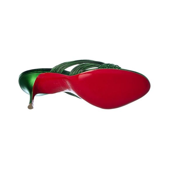 Christian Louboutin Multitaski 70 Leather Sandal - Picture 4 of 5